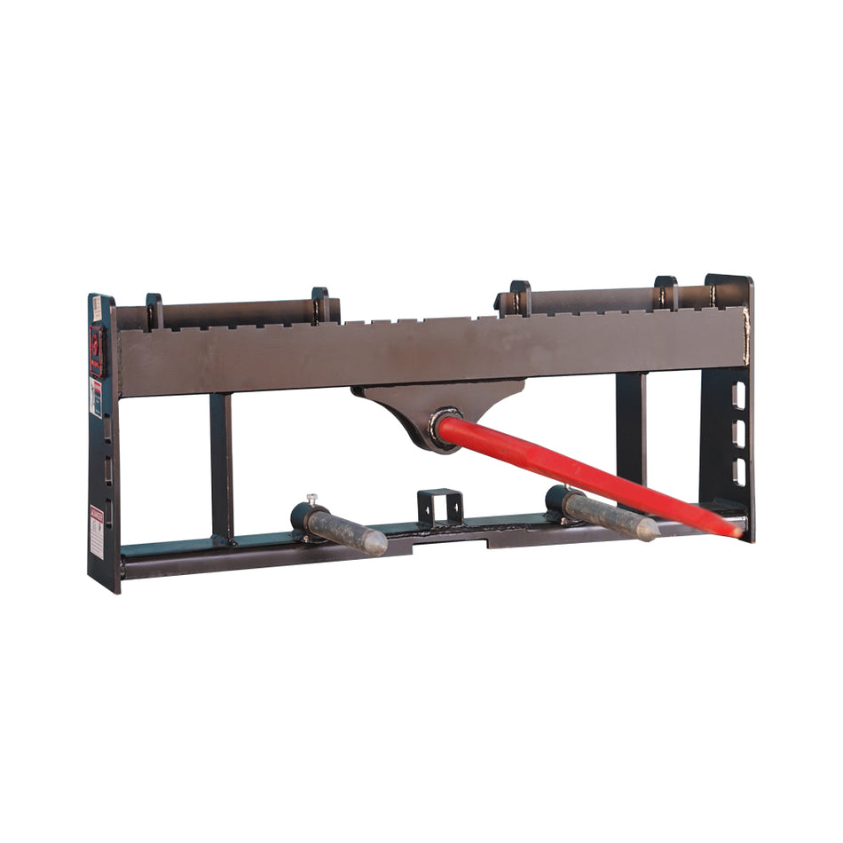 49" Pallet Forks Bale Spear, Hay Spear Trailer Hitch Skid Steer Attachment