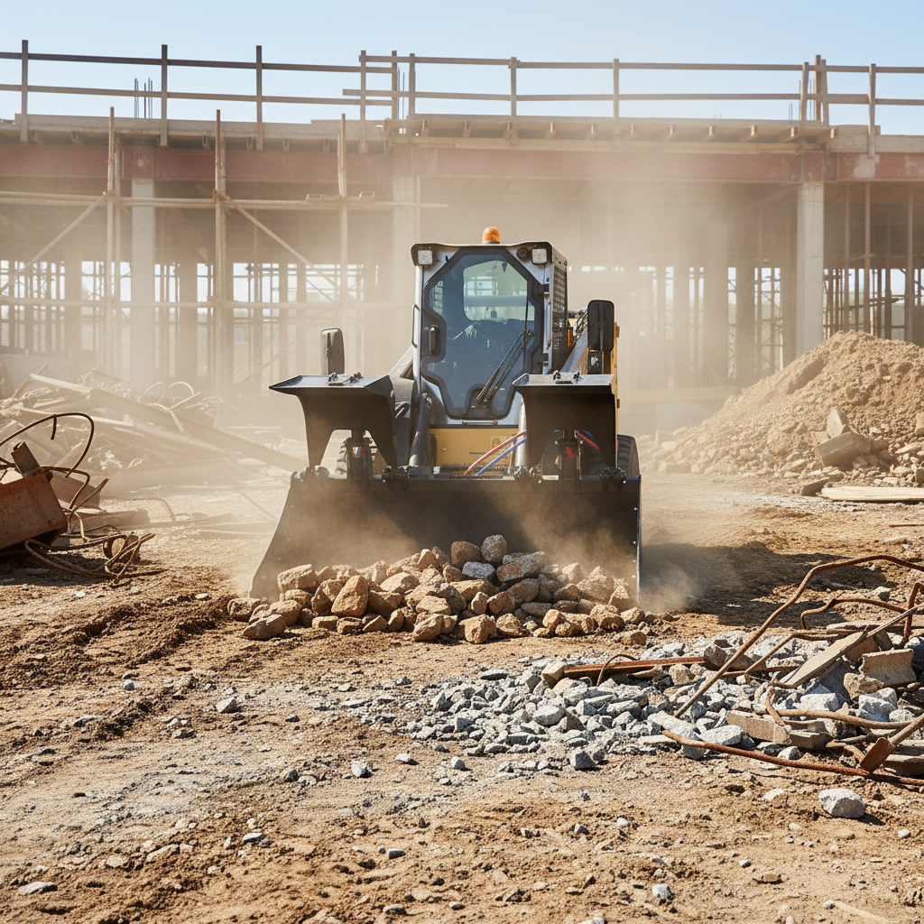 Why the LANDY 72" Industrial Grapple Bucket Is the Ultimate Skid Steer Attachment for Heavy-Duty Jobs