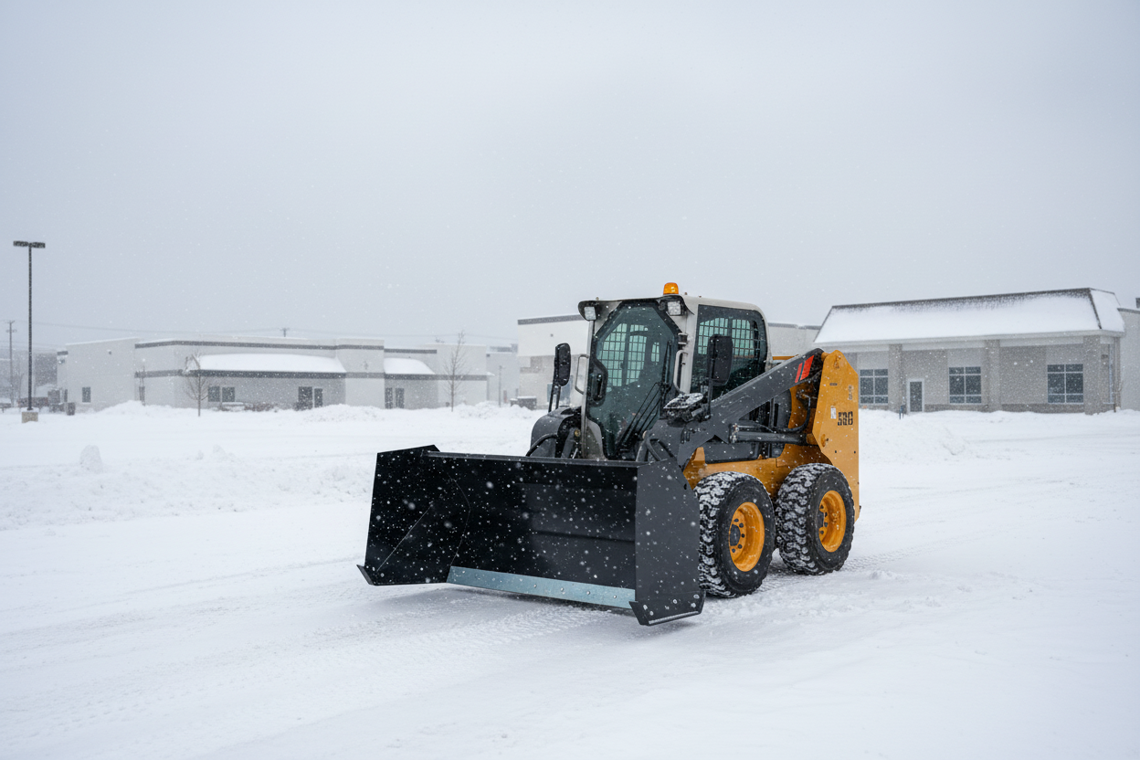 How the 84" Trip Edge Snow Pusher Can Transform Your Winter Snow Removal Operations