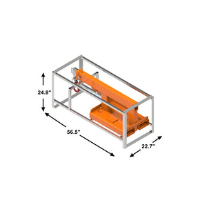 Forklift Short Mobile Crane Lifting Hoist Jib Boom 5500lb Capacity