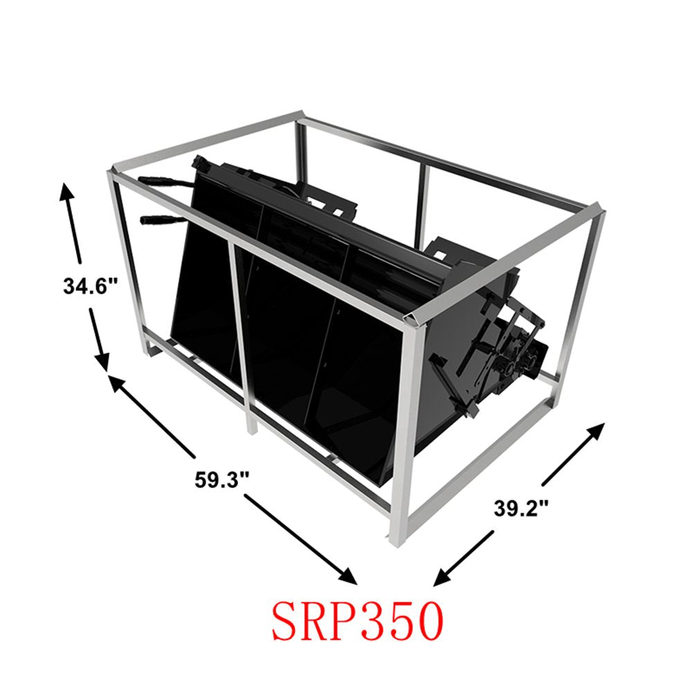 Salt Front Loader Skid Steer Hydraulic Salt Spreader Attachment for Tractor Front Loader ...