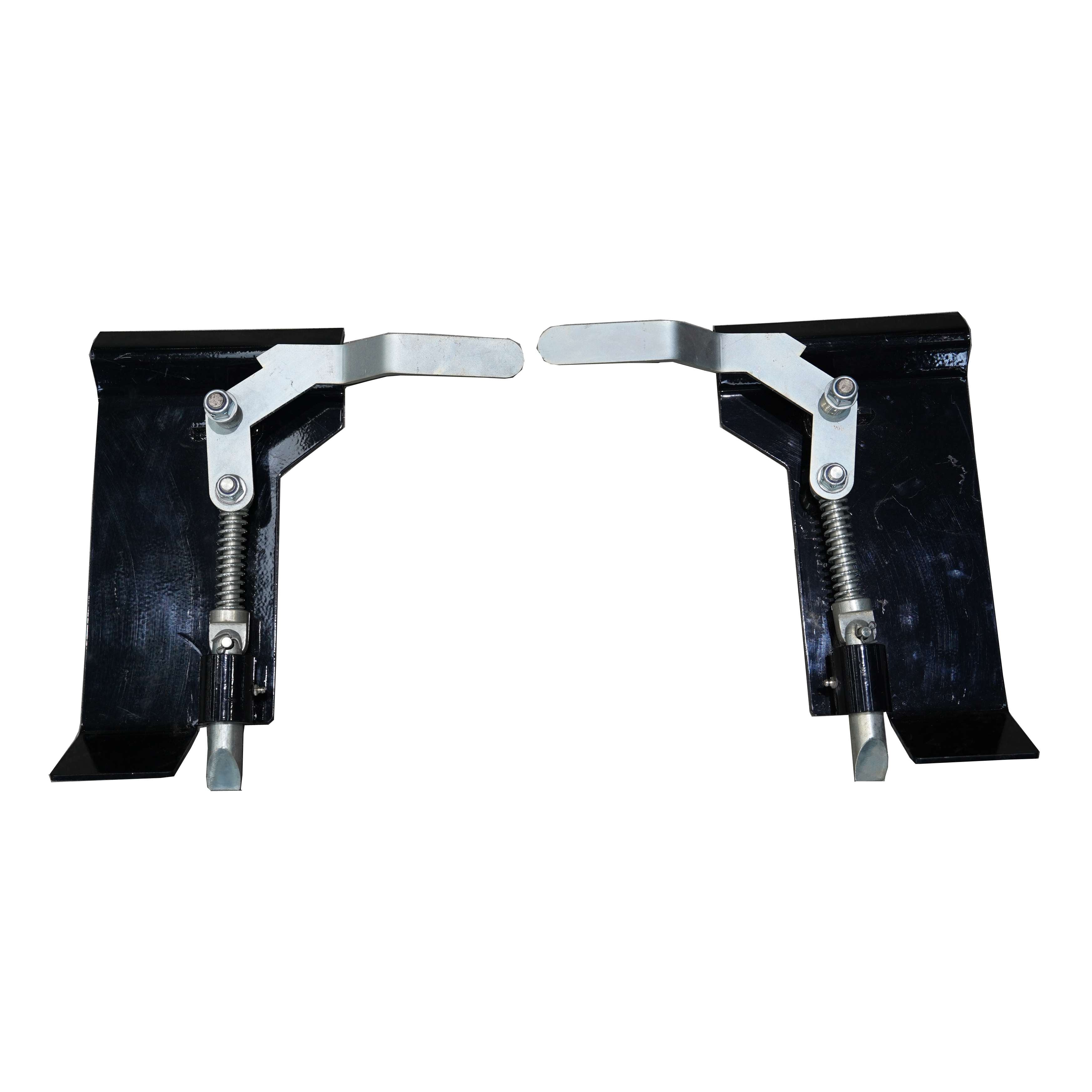 2PC Weld On Skid Steer Quick Attach Conversion Adapter Quick Tach Latc ...