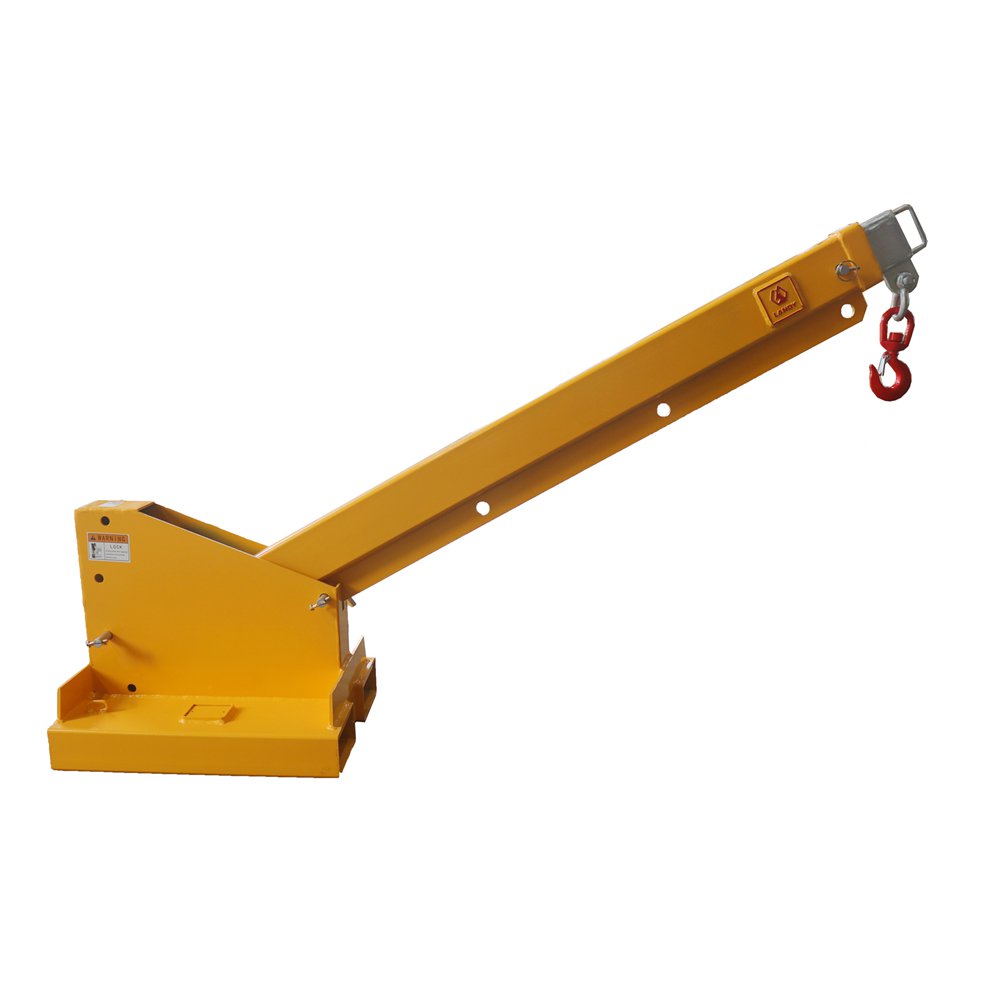 Fork Mounted Telescoping Crane Jib Boom, Forklift Jib Boom Crane, Adju