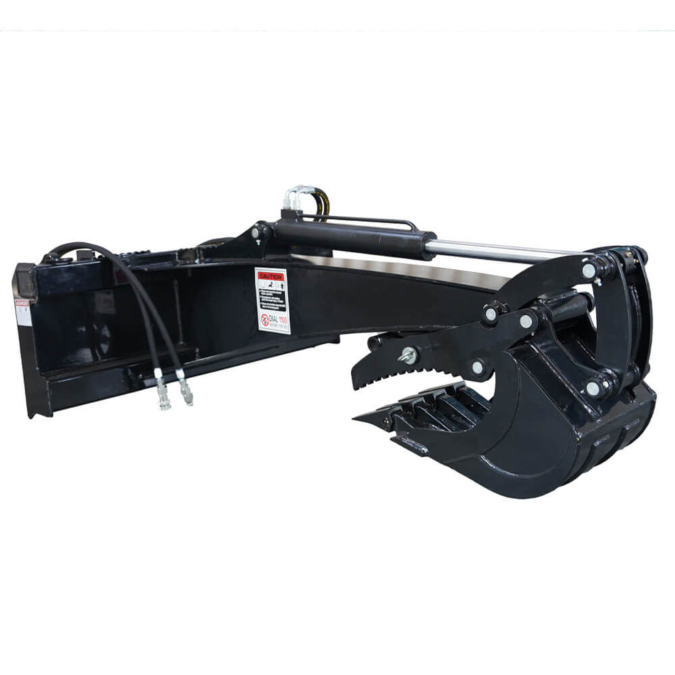 Skid Steer Backhoe Attachment with 15 inch digger Bucket ,Universal Mount Plate