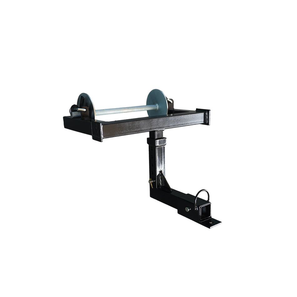 Landy attachments Hitch Mounted Barbed Wire Unroller,Receiver Hitch Compatible and for Fencing