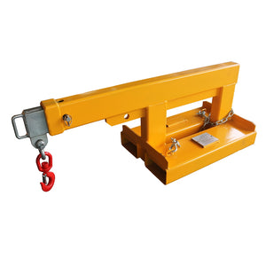 Forklift Short Mobile Crane Lifting Hoist Jib Boom 5500lb Capacity