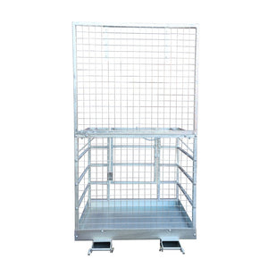 48'' x 45'' 2 Person Forklift Safety Lift Platform Cage