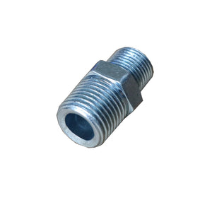 Pipe Fitting Metric M18 x 1.5 Male to 1/2" NPT Male Brass Adapter